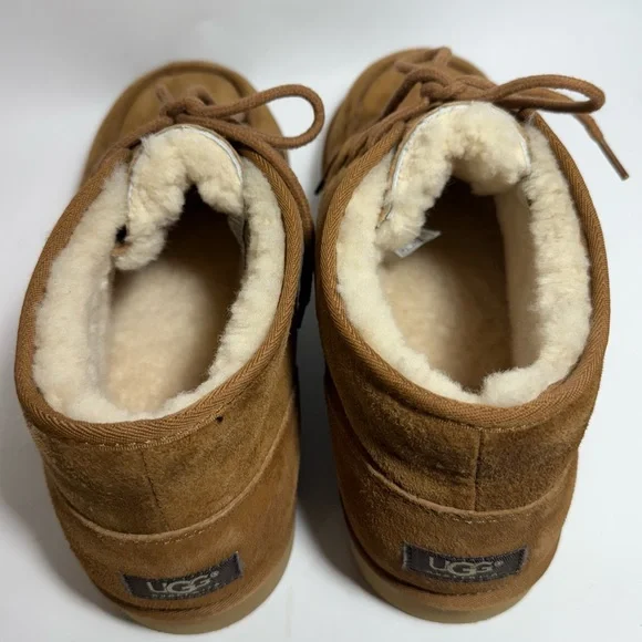 UGG Tan Suede Sheepskin Sherpa Lined Chukka Ankle Boots Size 15 UGG | Shoes | Ugg Neumel Cozy Sheepskin Chukka Boot Chestnut  main image 2